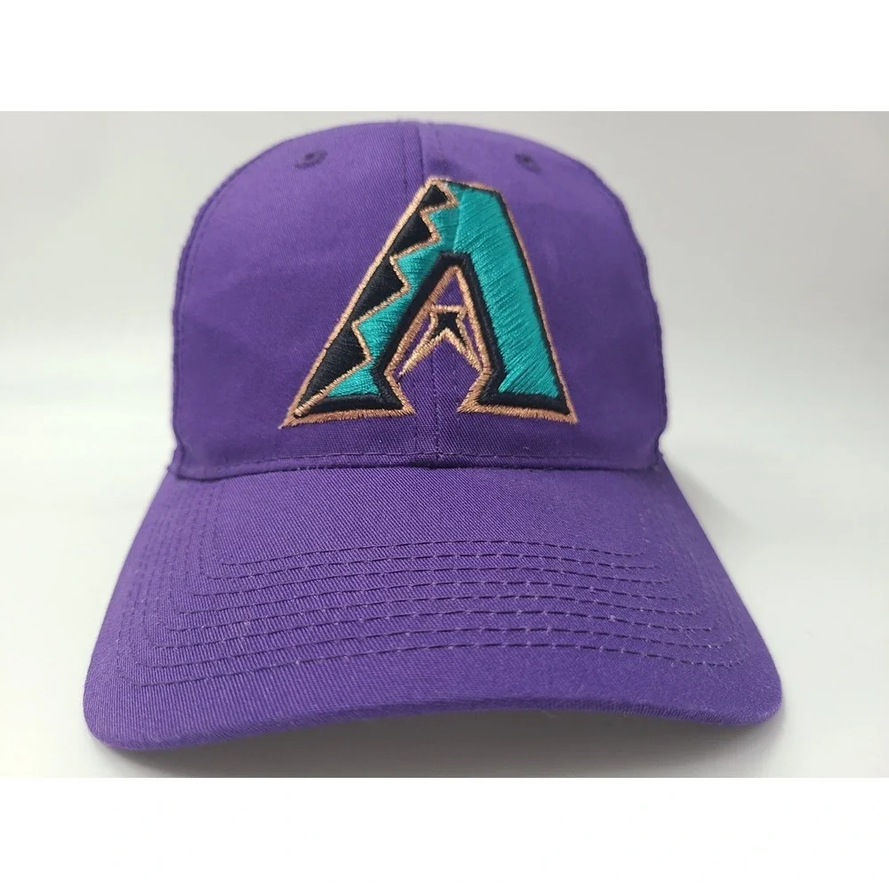 Vintage Arizona‎ Diamondbacks S-M Outdoor Cap Snapback Hat Men Women MLB Purple